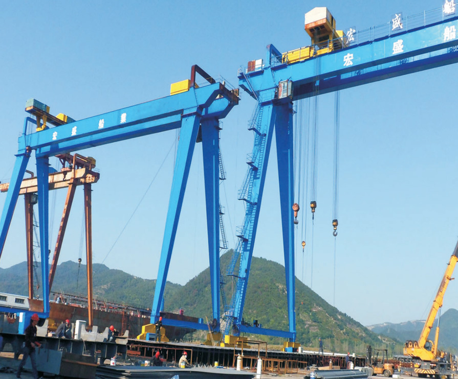 现代化的造船设施设备