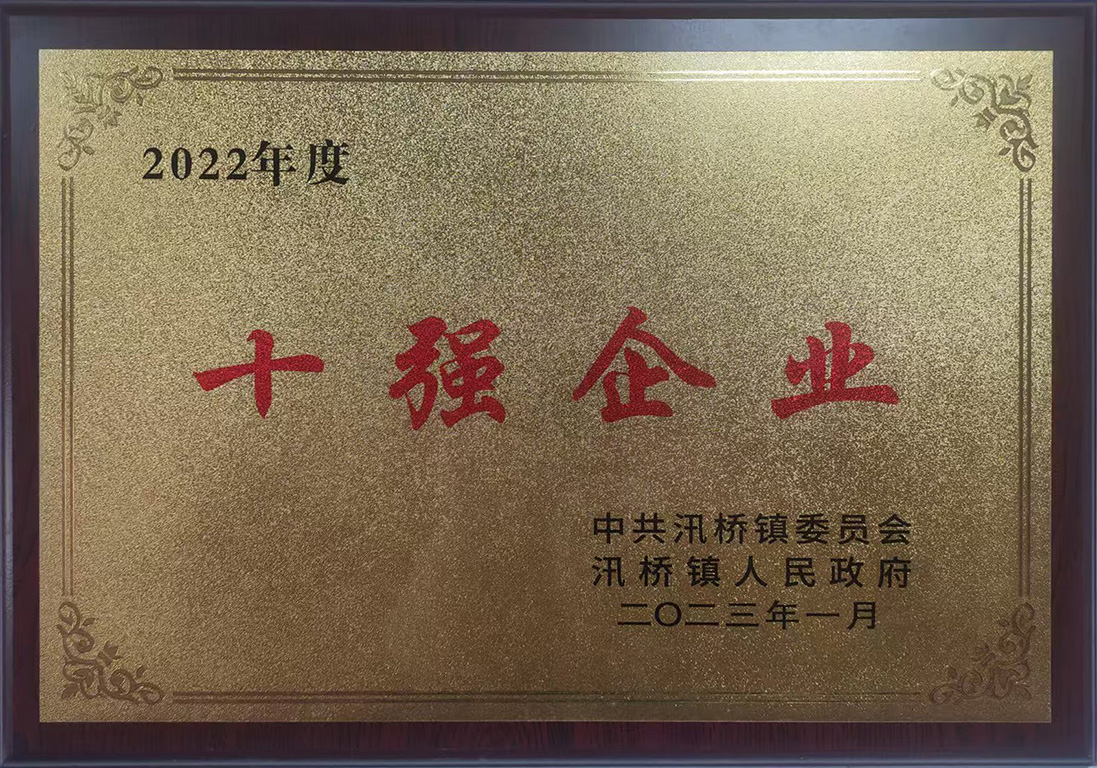 2022年度十强企业